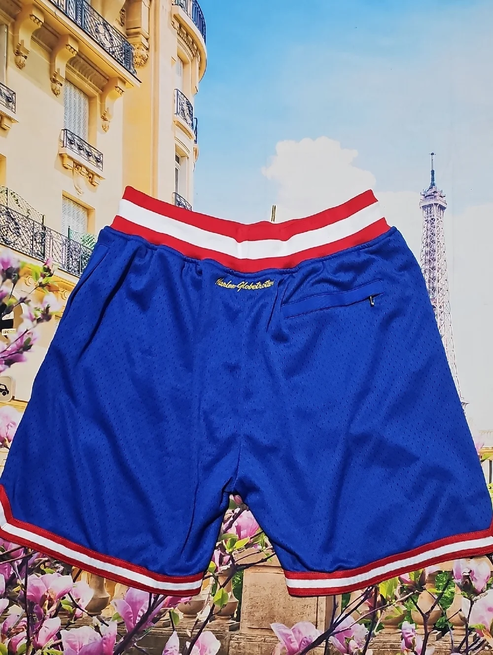 Rings & Crwns Royal Harlem Globetrotters‎ Triple Double Shorts Small NWT